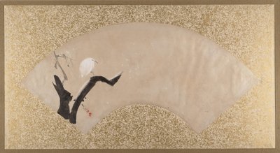 Reiger op Boomstronk, eind 19e eeuw door Shibata Zeshin