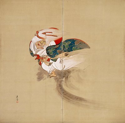 Ibaraki [rechterhelft van een paar] door Shibata Zeshin