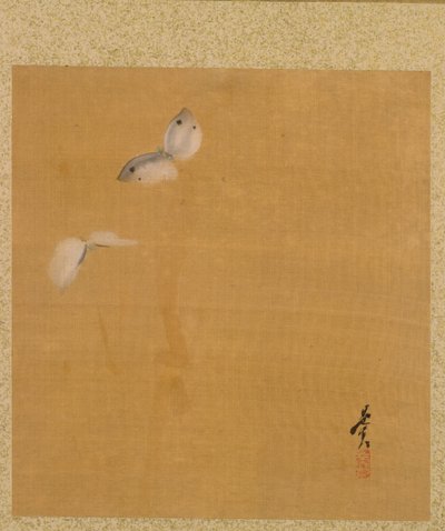 Motten uit Album van Schilderijen door de Eerwaarde Zeshin door Shibata Zeshin