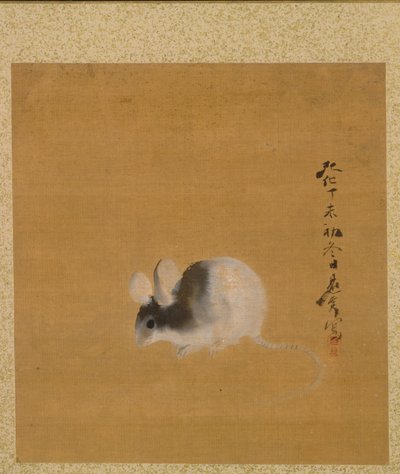 Muis uit Album van Schilderijen door Shibata Zeshin