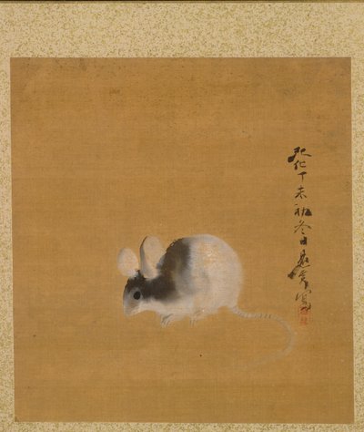 Muis uit Album van Schilderijen door de Eerwaarde Zeshin door Shibata Zeshin