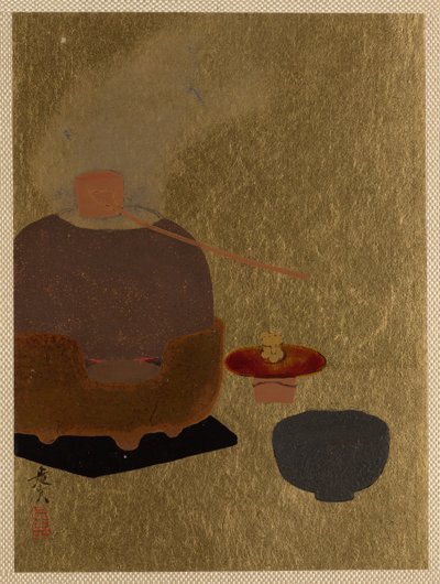 Theeceremonie Apparatuur door Shibata Zeshin