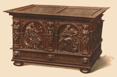 Eiken kist door Shirley Charles Llewellyn Slocombe