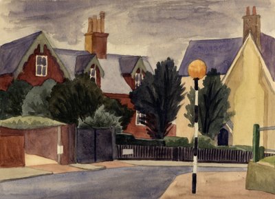 Belisha baken, ca. 1951 door Shirley Markham