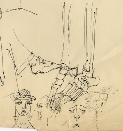 Gezichten en botten van de voet, 1953 door Shirley Markham
