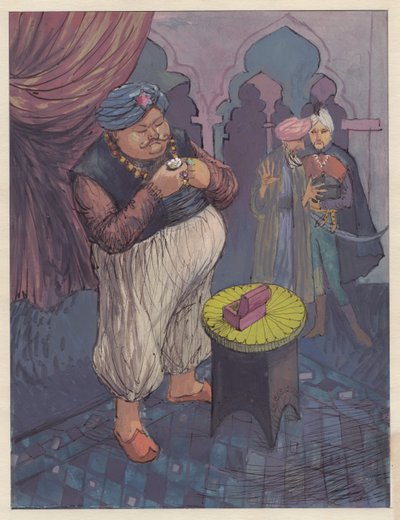 Illustratie voor een Sprookje, 1953 door Shirley Markham