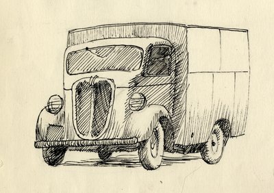 Vrachtwagen door Shirley Markham