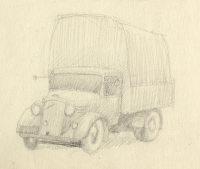 Vrachtwagen, 1951 door Shirley Markham