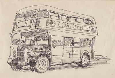 Routemaster bus, 1951 door Shirley Markham