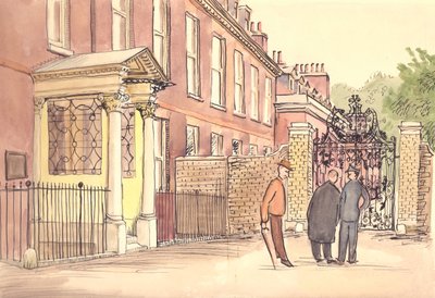 Staatsappartementen, Kensington Palace, Londen, ca. 1950 door Shirley Markham