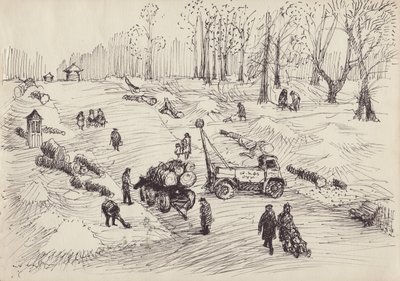 Bomen kappen door Shirley Markham