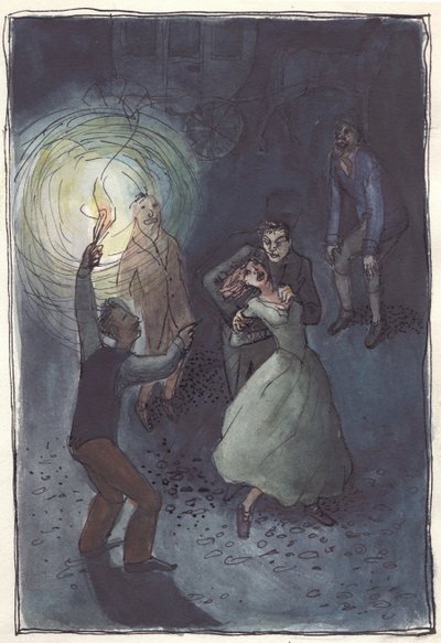 Vrouw wordt ontvoerd, 1952 door Shirley Markham
