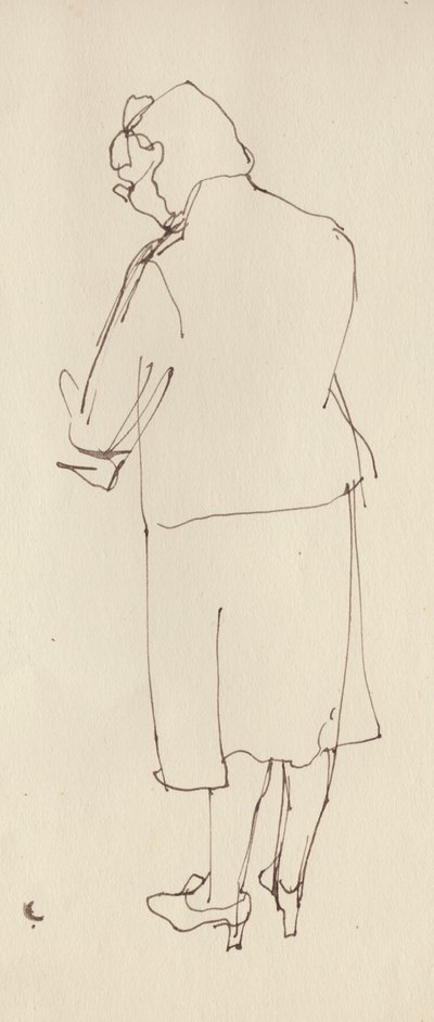 Vrouw van Achteren, c1950 door Shirley Markham