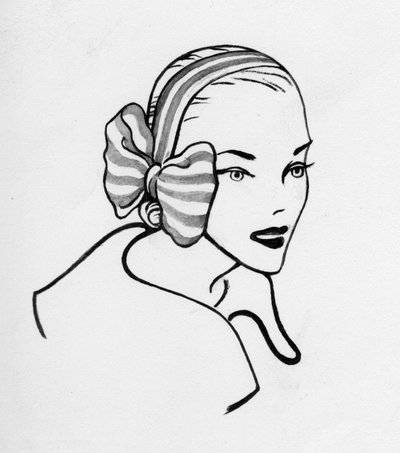 Vrouw met Boog, ca. 1950 door Shirley Markham