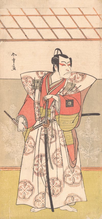Ichikawa Danjuro V als een Samurai van Hoge Rang door Shunsho