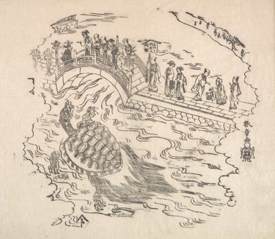 Shinabazu Benten Kaicho: Ceremonie van Aanbidding van Benten in de Shinabazu Tempel, 18e eeuw door Shunsho