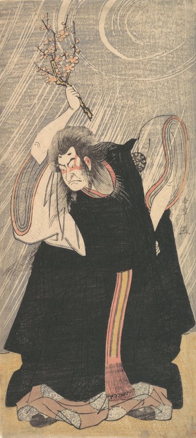 De Acteur Nakamura Nakazo in de Rol van Kan Shojo, ca. 1780 door Shunsho
