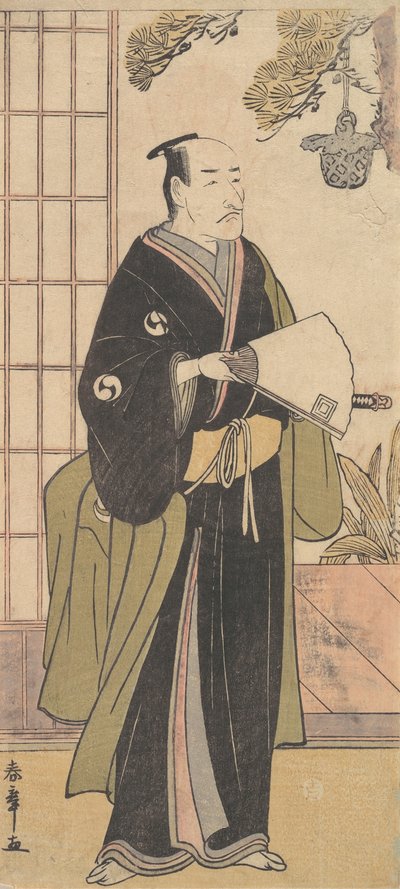 De Vijfde Ichikawa Danjuro in de Rol van Oboshi Yuranosuke, juni 1783 door Shunsho