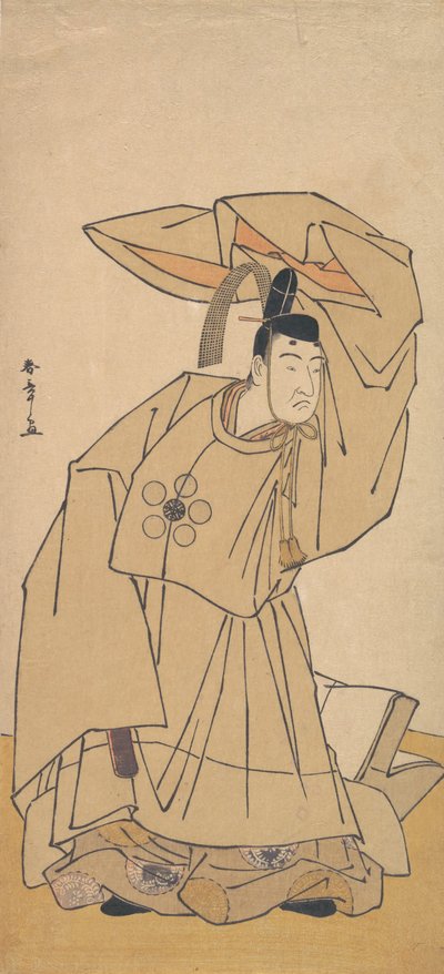 De eerste Nakamura Nakazo in de rol van Kanshojo, 1780 door Shunsho