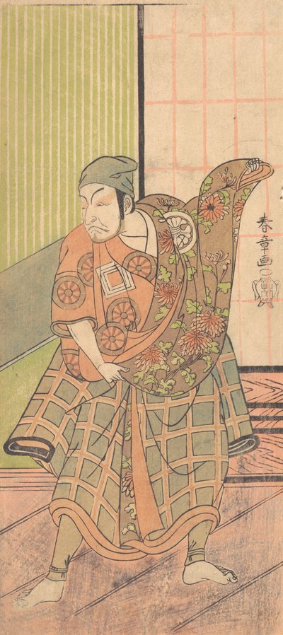 De vierde Ichikawa Danjuro in de rol van Ukishima Danjo door Shunsho