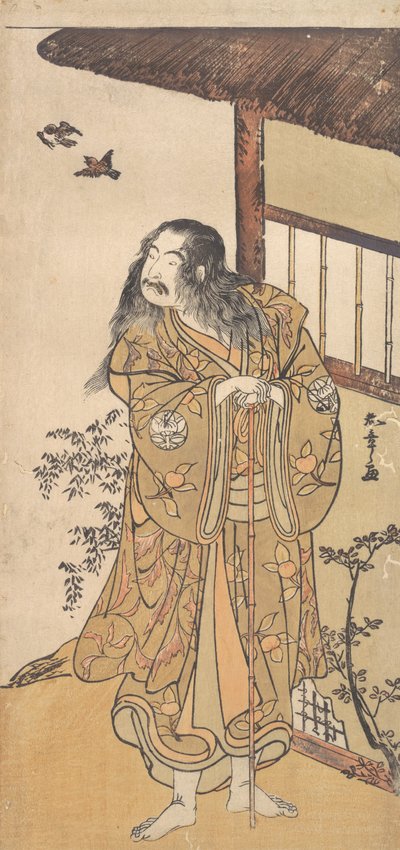 De Negende Ichimura Uzaemon in de rol van Shunkan, ca. 1778 door Shunsho