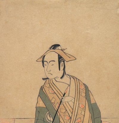 De derde Sawamura Sojuro in de rol van Soga no Juro, ca. 1779 door Shunsho
