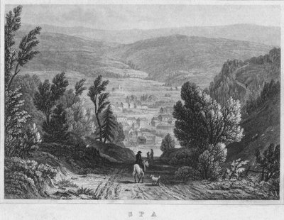 Spa, 1850 door Shury and Son