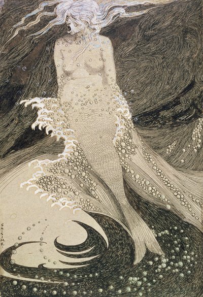 Nr. 2490 De Zeemeermin door Sidney Herbert Sime