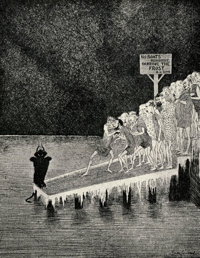 De oevers van de Styx door Sidney Herbert Sime