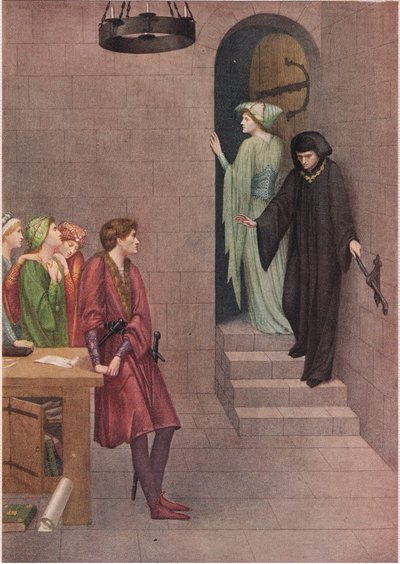 Prins Hendrik, Elsie en Lucifer. "Ik heb niets meer te zeggen, laten we naar binnen gaan". door Sidney Meteyard