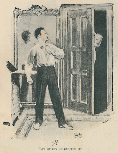 Bij mijn kreet liet hij het vallen, 1892 door Sidney Paget