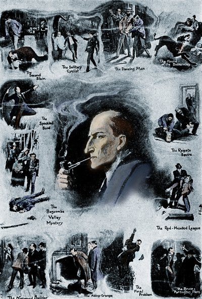 Sherlock Holmes door Sir Arthur Conan Doyle door Sidney Paget