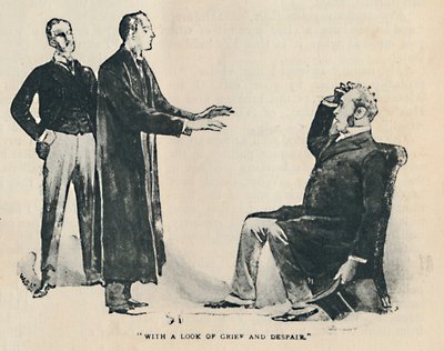 Met een Blik van Verdriet en Wanhoop, 1892 door Sidney Paget