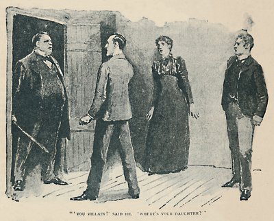 Jij schurk! Zei hij. Waar is mijn dochter, 1892 door Sidney Paget
