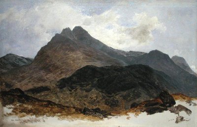 Bergstudie door Sidney Richard (circle of) Percy