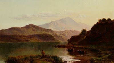 Vissen op Het Meer door Sidney Richard Percy