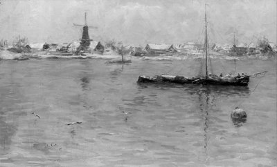 Dordrecht in de winter door Siebe Johannes ten Cate