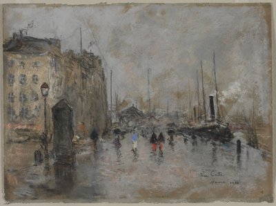 De Grote Kade van Le Havre, 1901 door Siebe Johannes ten Cate