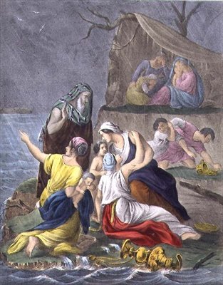 De Zondvloed, uit een bijbel gedrukt door Edward Gover door Siegfried Detler Bendixen