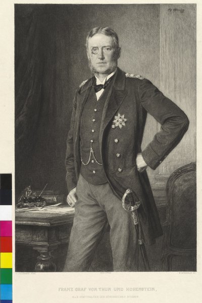 Franz von Thun und Hohenstein door Siegmund L