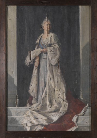 Portret van Wilhelmina, koningin der Nederlanden door Sierk Schröder