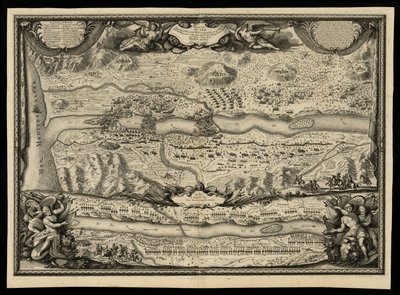 Bataille du Ter gewonnen door het leger van de koning onder bevel van Mar. hertog van Noailles op 27 mei 1694 door Sieur de Beaulieu