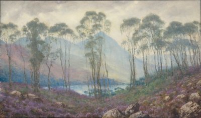 Een Schots landschap, 1886-1939 door Sigismund Christian Hubert Goetze