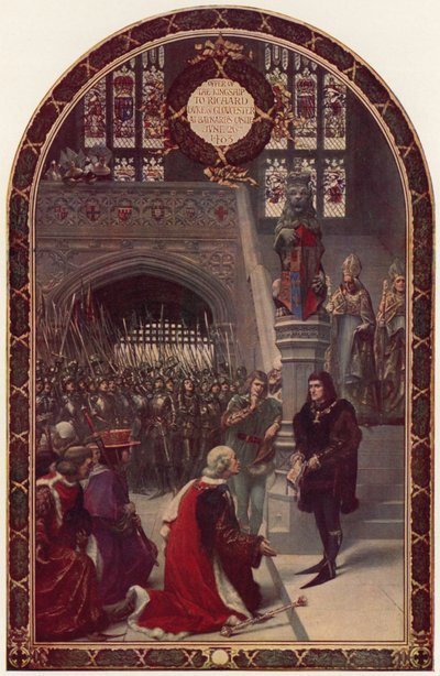 Aanbod van het koningschap aan Richard, Hertog van Gloucester, in Baynard