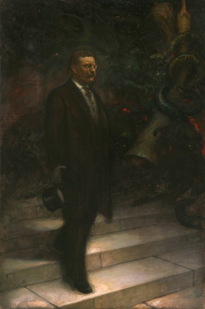 Theodore Roosevelt, ca. 1908-1910 door Sigismund De Ivanowski