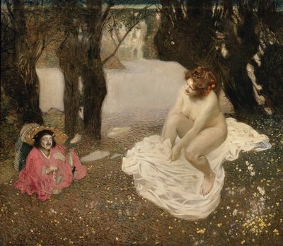 De dwerg en de vrouw door Sigmund Walter Hampel