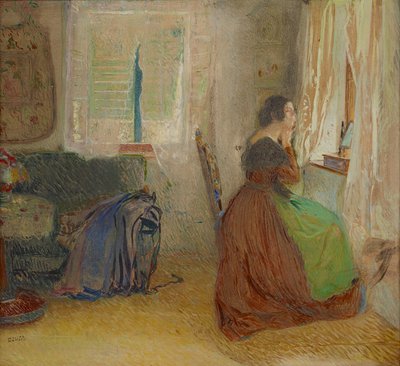 Kamer in een oud boswachtershuis door Sigmund Walter Hampel