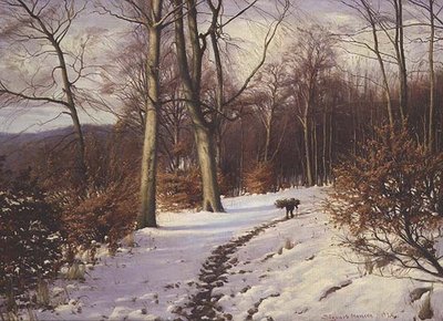 Op weg naar huis (d.1925) door Sigvard Hansen