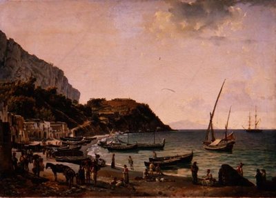 De Haven op het Eiland Capri door Silvestr Fedosievich Shchedrin