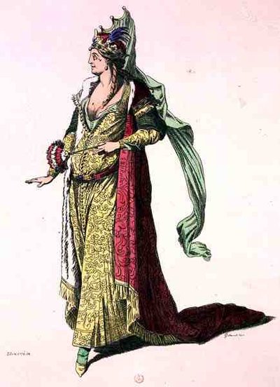 Theaterkostuum, facsimile door A. Guillaumot Fils door Silvestre (after)